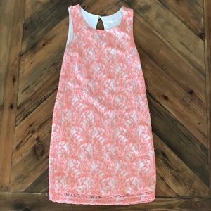 Peach Lace Dress